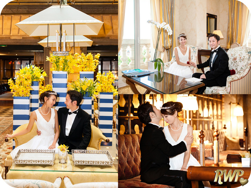 Megumi and Michael - Pre-wedding photo shoot at Hotel Metropole in Monaco by Riviera Wedding Photography